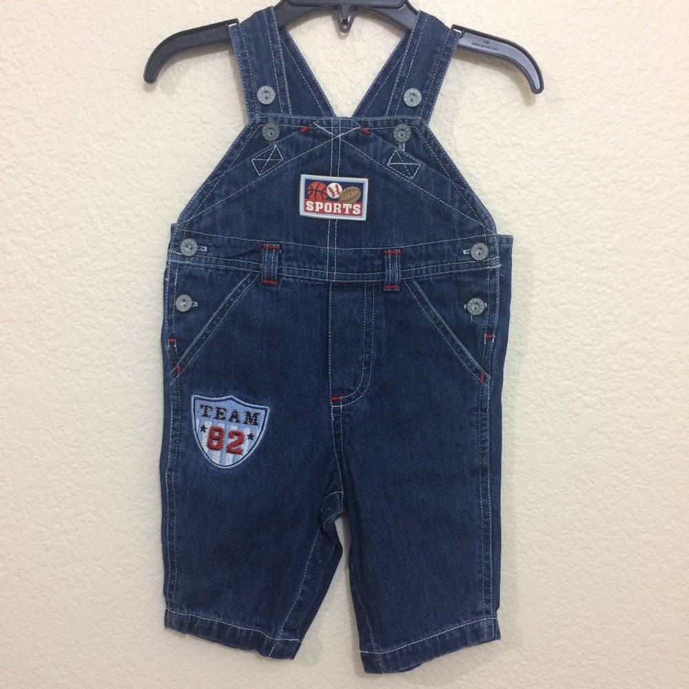 Little By Little Baby Boy Sports Jean Overalls